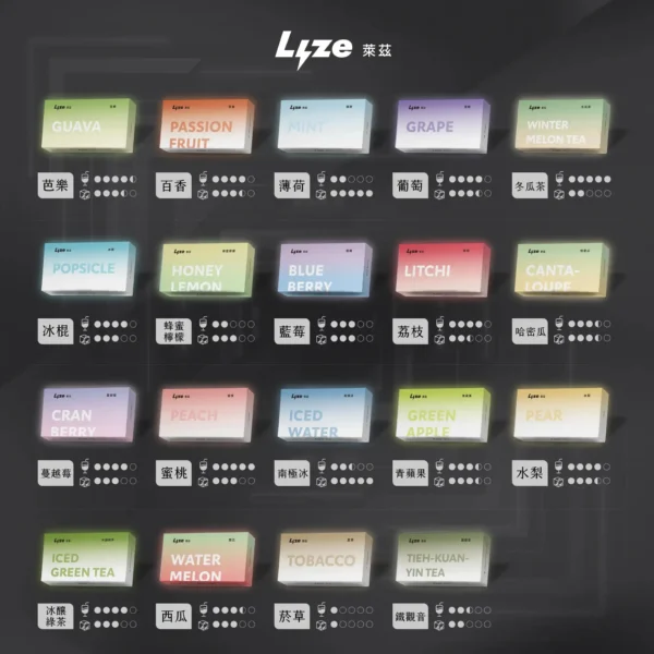 Lyze 萊兹 10000東京魔盒替換彈｜休閒居家時光｜成就絲絲入扣的擊喉感受及高效分子霧化