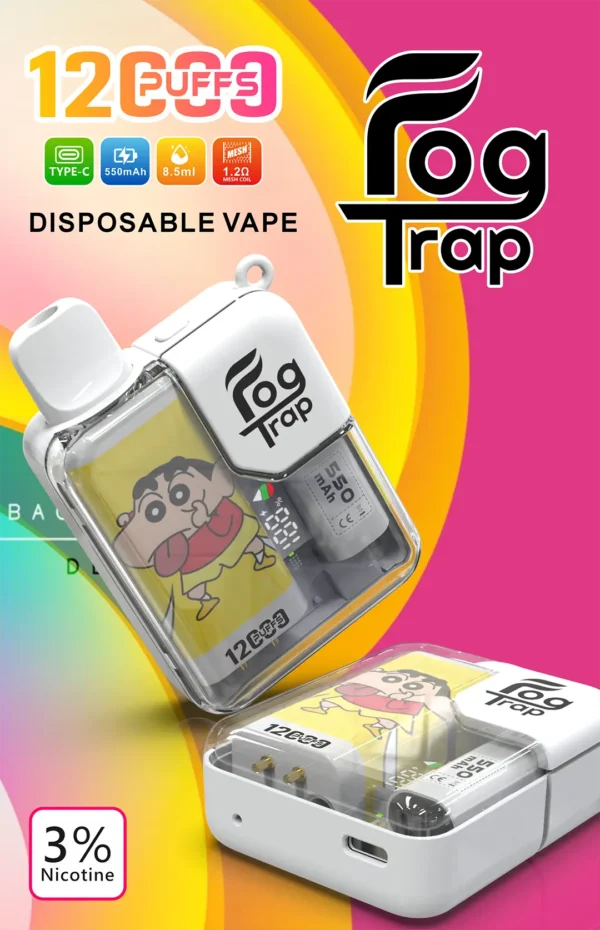 Fog Trap 蠟筆小新 × LABUBU 聯名旗艦機｜社交話題焦點｜捕捉細膩煙霧密度與乾淨線條輪廓【滿10贈1】超值特惠
