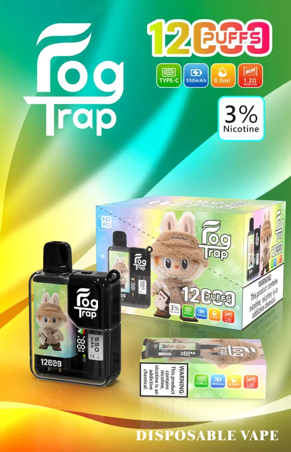 Fog Trap 蠟筆小新 × LABUBU 聯名旗艦機｜社交話題焦點｜捕捉細膩煙霧密度與乾淨線條輪廓【滿10贈1】超值特惠