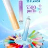 7a5df2fc6ab36342e7d8c5ee1d05ba10-scaled-1.webp DIYA 叮啞 7500 口拋棄式電子煙 | 居家潮流休閒聚會 | 冰封氣息結合精準霧化表現細膩回饋層次