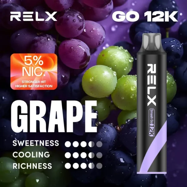 RELX Smash Go 12000 口｜獨處靜謐時光｜具備層次感滲透表現與精準氣流校調