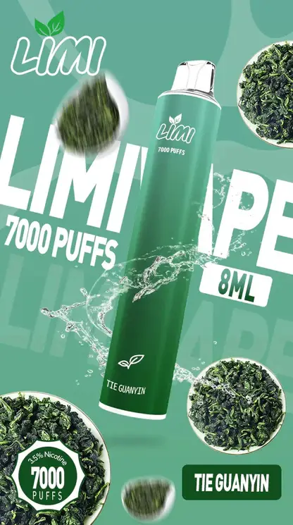 LIMI拋棄式一次性7000口-11.webp LIMI 7000 強效拋棄式電子煙 | 朋友聚會社交場合 | 高效能輸出賦予紮實霧感