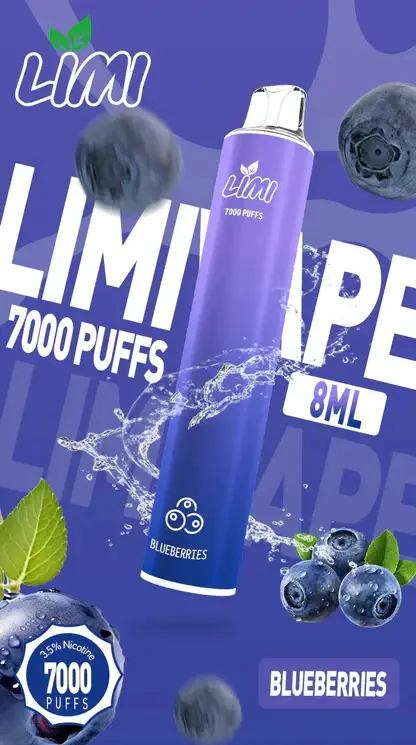LIMI拋棄式一次性7000口-8.webp LIMI 7000 強效拋棄式電子煙 | 朋友聚會社交場合 | 高效能輸出賦予紮實霧感