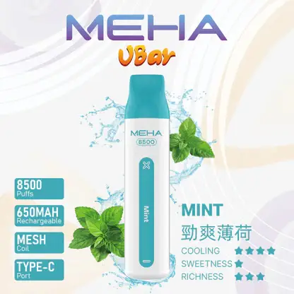 MEHA-8500口-VBar小白條-10.webp MEHA VBar 小白條 8500 電子煙 | 繁忙通勤間快速填補空檔 | 簡約外型呈現一致輸出品質與獨特細膩煙霧質感