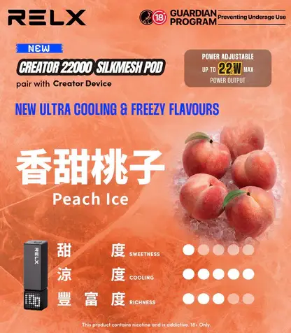 RELX 悅刻 Creator積木 22000 專用套裝 ｜ 辦公室高壓專注時刻 ｜ 頂尖晶片運算構築細膩霧化體驗【加100贈主機】狂歡福利