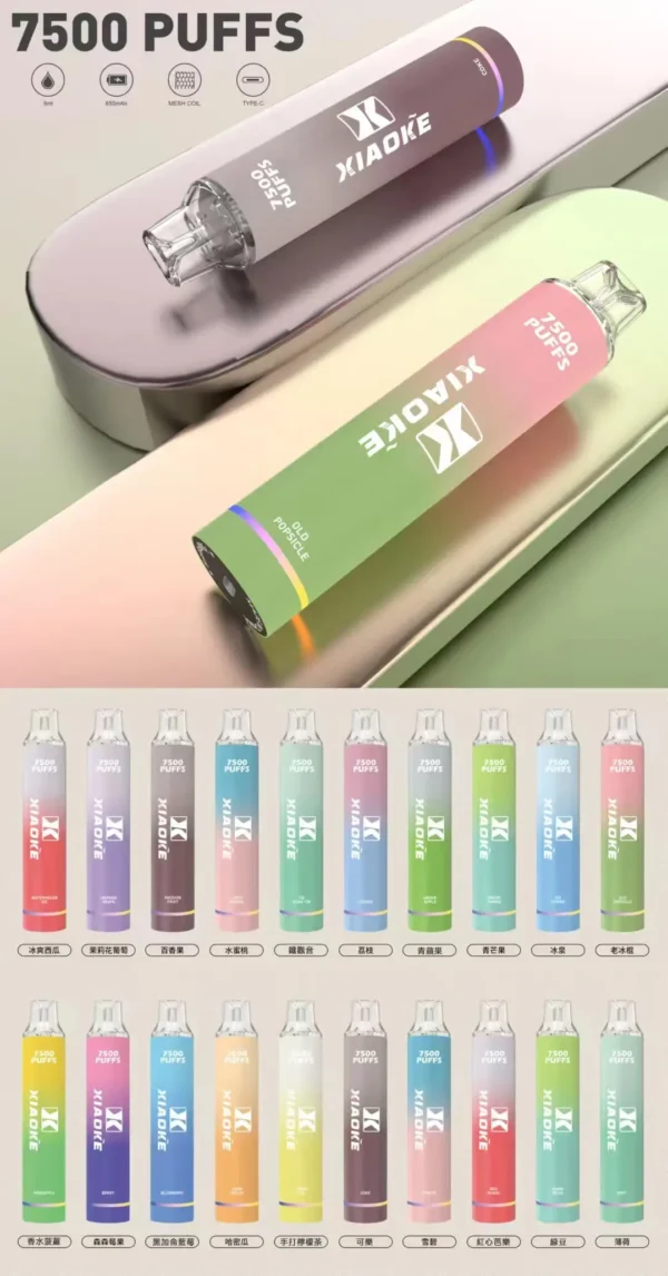 b98cd95cd72e812d1bba90264fbb7ec3.webp XIAOKE 梟客 7500 抽電子煙 | 辦公空間靈感迸發時刻 |賦予精準且強勁的擊喉層次感