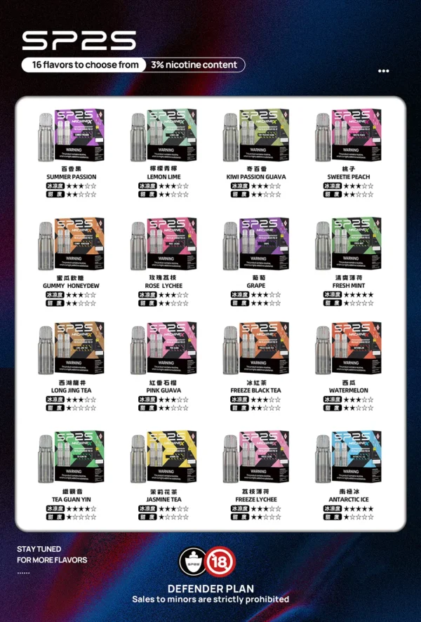 e560b25fee59466fe050caac58966f0e.webp SP2S 思博瑞 MAX 專用煙彈 | 潮流社交風格展現 | 高效能霧化隨時隨地開啟質感生活體驗【滿5盒贈MAX主機】超值特惠