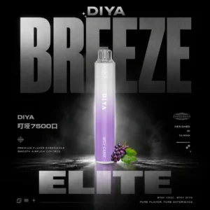 微信图片_20260615162509_931_13.webp DIYA 叮啞 7500 口拋棄式電子煙 | 居家潮流休閒聚會 | 冰封氣息結合精準霧化表現細膩回饋層次